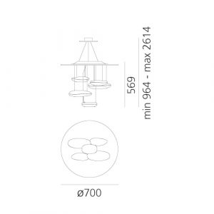 1477110A - LAMPADA SOSPENSIONE MERCURY MINI LED - idea di luce